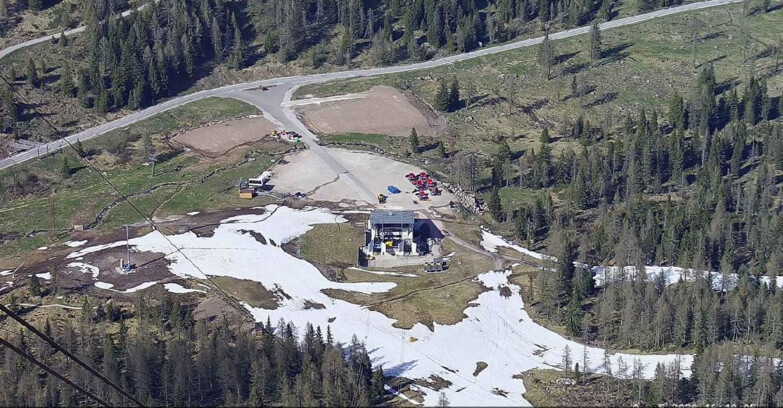 Webcam Passo San Pellegrino-Falcade - Panorama N-E
