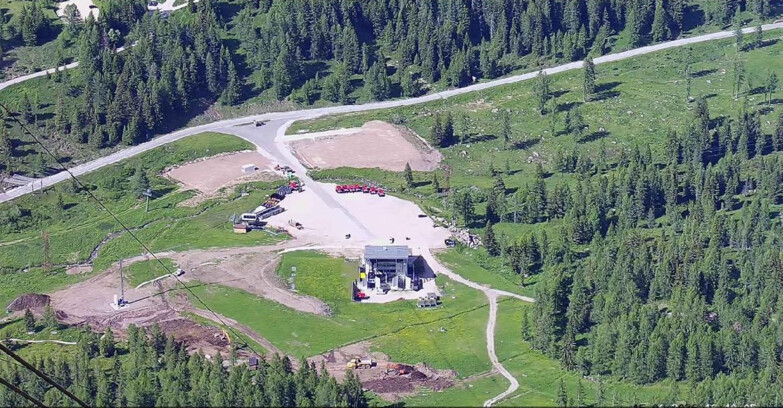 Webcam Passo San Pellegrino-Falcade - Panorama N-E
