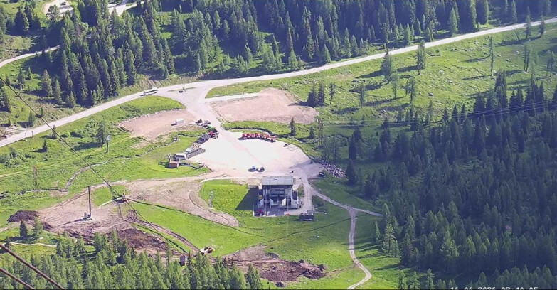 Webcam Passo San Pellegrino-Falcade  - Panorama N-E