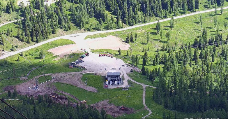 Webcam Passo San Pellegrino-Falcade - Panorama N-E