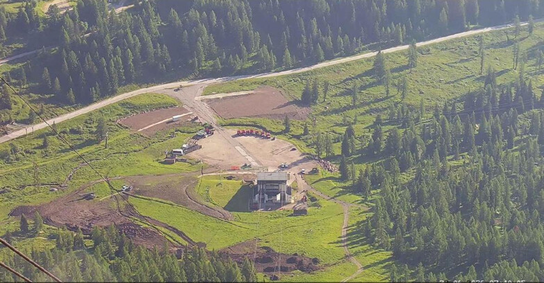 Webcam Passo San Pellegrino-Falcade  - Panorama N-E