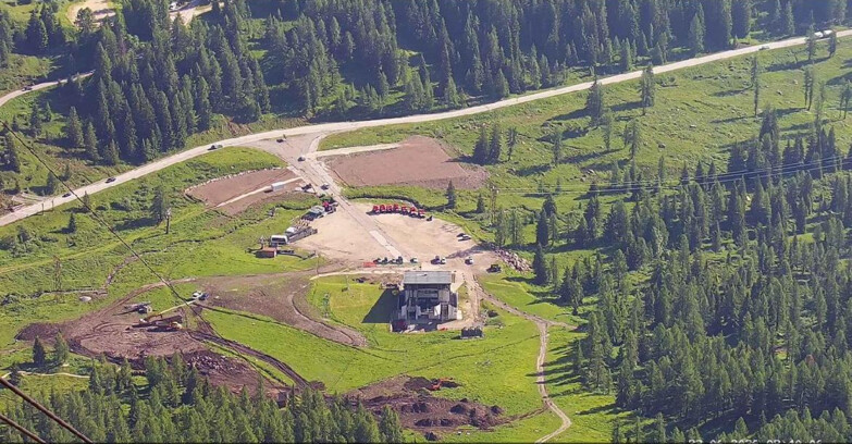 Webcam Passo San Pellegrino-Falcade - Panorama N-E