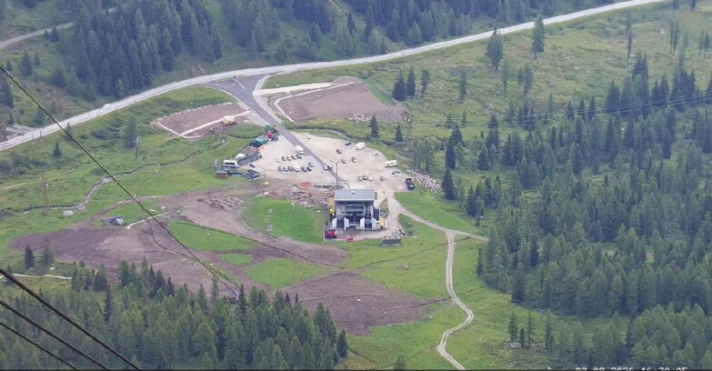 Webcam Passo San Pellegrino-Falcade - Panorama N-E
