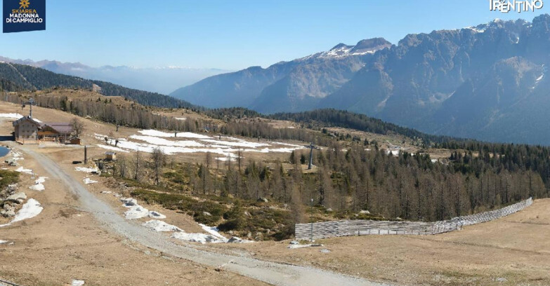 Webcam Madonna di Campiglio (Skiarea Campiglio Dolomiti di Brenta - Val di Sole Val Rendena) - Rifugio Viviani