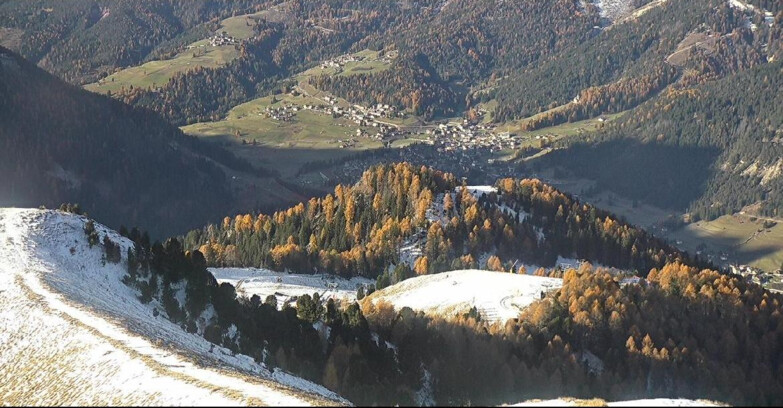 Webcam Pozza di Fassa-Aloch-Buffaure - Sasso Lungo e Sasso Piatto visti da Buffaure