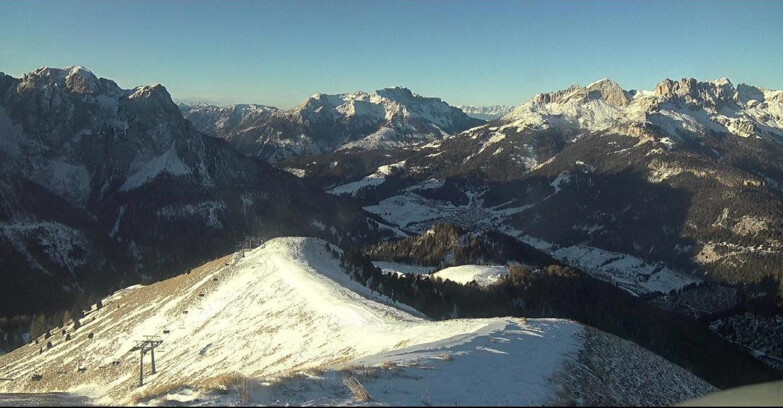 Webcam Pozza di Fassa-Aloch-Buffaure  - Sasso Lungo e Sasso Piatto visti da Buffaure