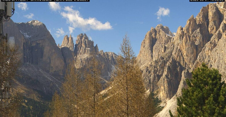 Webcam Vigo di Fassa-Pera-Ciampedìe - Vigo di Fassa - Gardeccia - Torri del Vajolet