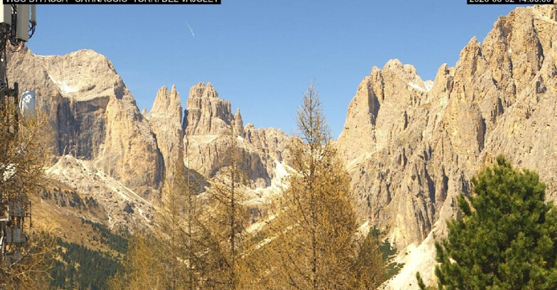 Webcam Vigo di Fassa-Pera-Ciampedie - Vigo di Fassa - Gardeccia - Torri del Vajolet