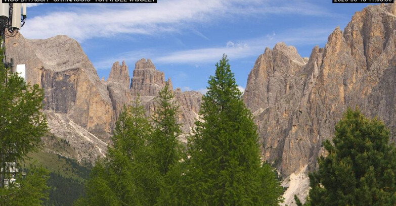 Webcam Vigo di Fassa-Pera-Ciampedìe - Vigo di Fassa - Gardeccia - Torri del Vajolet