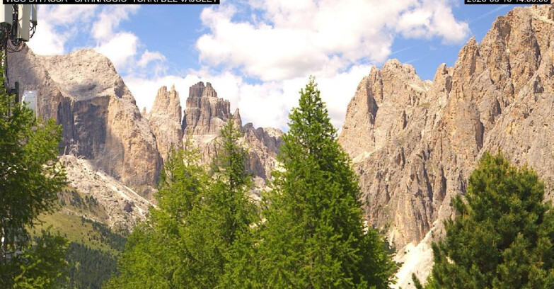 Webcam Vigo di Fassa-Pera-Ciampedìe - Vigo di Fassa - Gardeccia - Torri del Vajolet