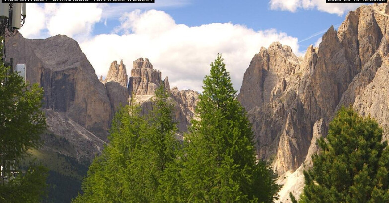 Webcam Vigo di Fassa-Pera-Ciampedìe - Vigo di Fassa - Gardeccia - Torri del Vajolet