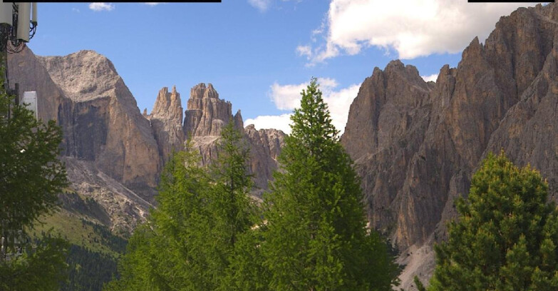 Webcam Vigo di Fassa-Pera-Ciampedìe - Vigo di Fassa - Gardeccia - Torri del Vajolet