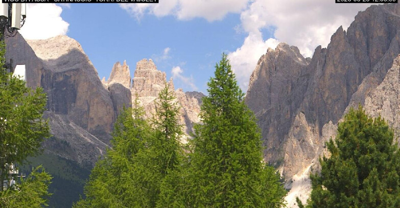 Webcam Vigo di Fassa-Pera-Ciampedie - Vigo di Fassa - Gardeccia - Torri del Vajolet