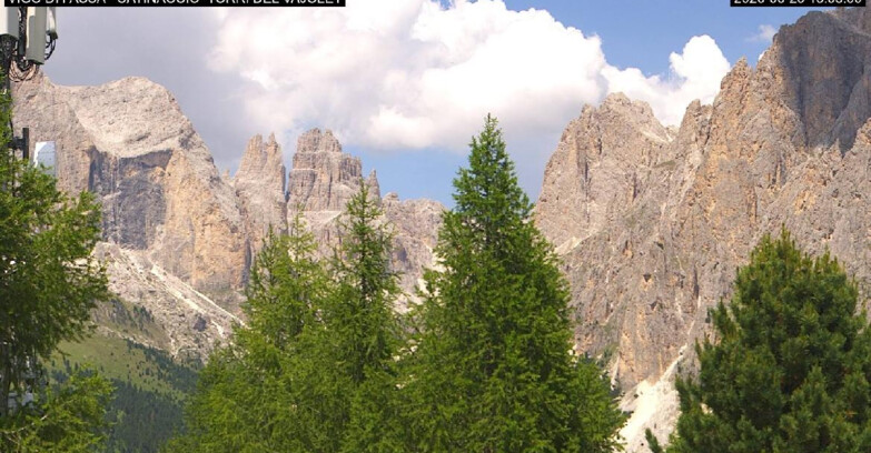 Webcam Vigo di Fassa-Pera-Ciampedìe - Vigo di Fassa - Gardeccia - Torri del Vajolet