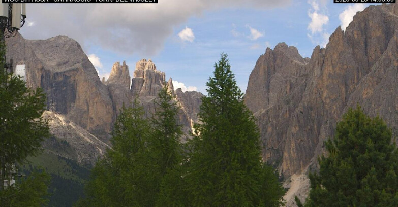 Webcam Vigo di Fassa-Pera-Ciampedìe - Vigo di Fassa - Gardeccia - Torri del Vajolet