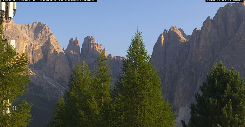 Webcam Vigo di Fassa-Pera-Ciampedìe - Vigo di Fassa - Gardeccia - Torri del Vajolet