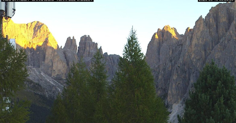 Webcam Vigo di Fassa-Pera-Ciampedìe - Vigo di Fassa - Gardeccia - Torri del Vajolet