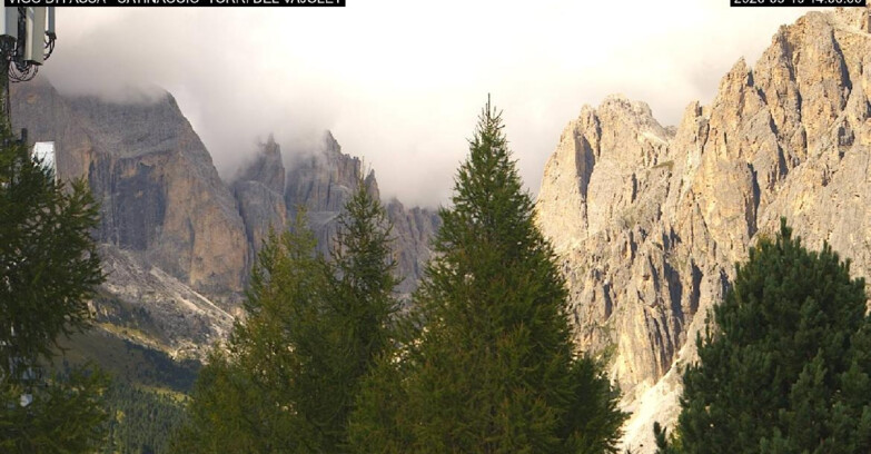 Webcam Vigo di Fassa-Pera-Ciampedìe - Vigo di Fassa - Gardeccia - Torri del Vajolet