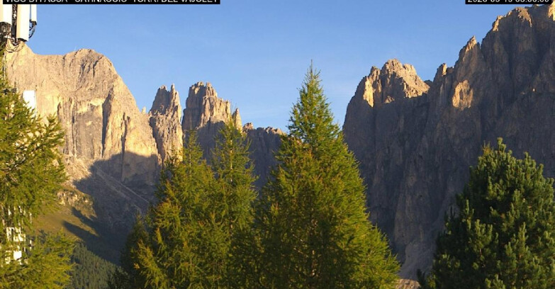 Webcam Vigo di Fassa-Pera-Ciampedìe - Vigo di Fassa - Gardeccia - Torri del Vajolet