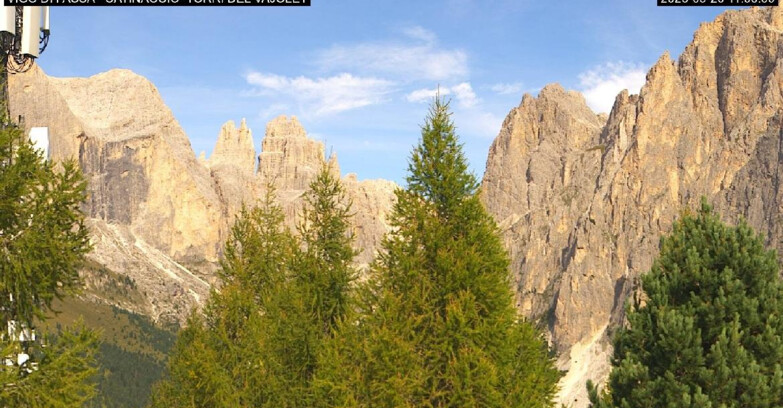 Webcam Vigo di Fassa-Pera-Ciampedìe - Vigo di Fassa - Gardeccia - Torri del Vajolet