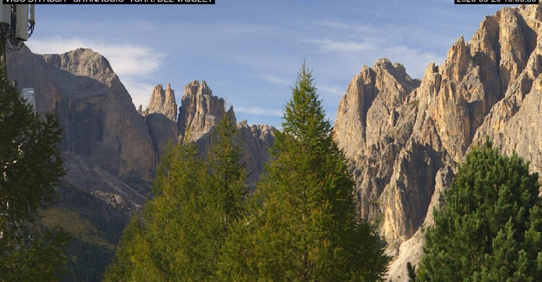 Webcam Vigo di Fassa-Pera-Ciampedìe - Vigo di Fassa - Gardeccia - Torri del Vajolet