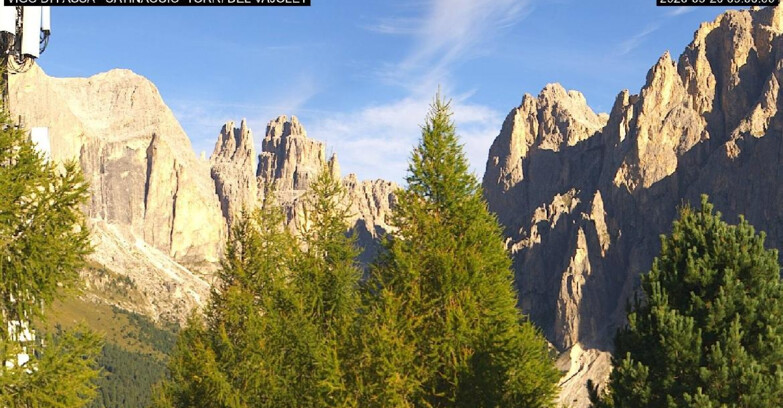 Webcam Vigo di Fassa-Pera-Ciampedìe - Vigo di Fassa - Gardeccia - Torri del Vajolet