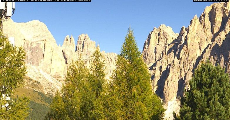 Webcam Виго-ди-Фасса-Пера-Чампедие  - Vigo di Fassa - Gardeccia - Torri del Vajolet