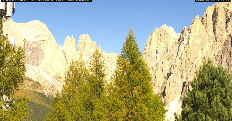 Webcam Виго-ди-Фасса-Пера-Чампедие  - Vigo di Fassa - Gardeccia - Torri del Vajolet