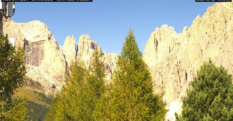 Webcam Виго-ди-Фасса-Пера-Чампедие  - Vigo di Fassa - Gardeccia - Torri del Vajolet