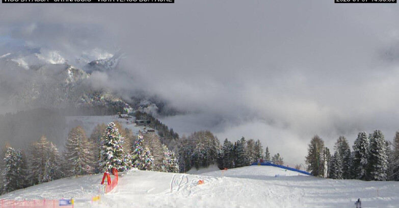 Webcam Vigo di Fassa-Pera-Ciampedìe - Vigo di Fassa - Ciampedie e Pozza Buffaure