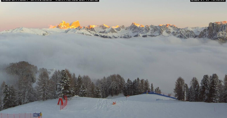 Webcam Vigo di Fassa-Pera-Ciampedìe - Vigo di Fassa - Ciampedie e Pozza Buffaure