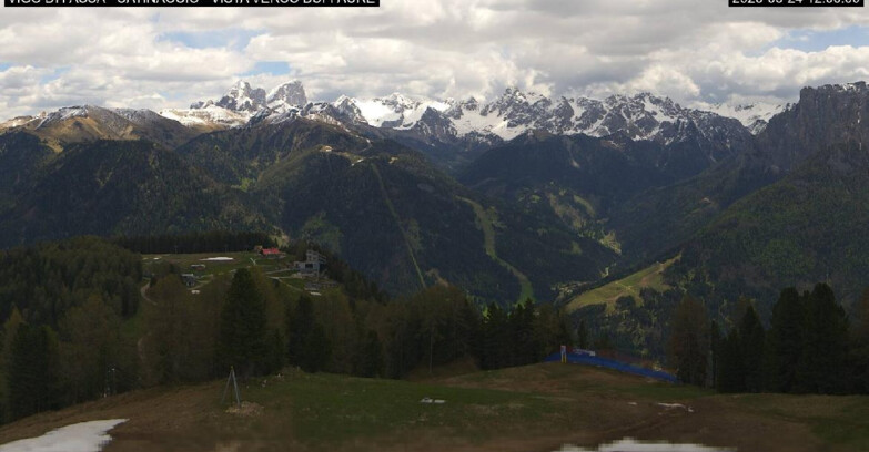 Webcam Vigo di Fassa-Pera-Ciampedìe - Vigo di Fassa - Ciampedie e Pozza Buffaure
