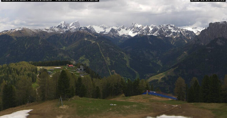 Webcam Vigo di Fassa-Pera-Ciampedìe - Vigo di Fassa - Ciampedie e Pozza Buffaure