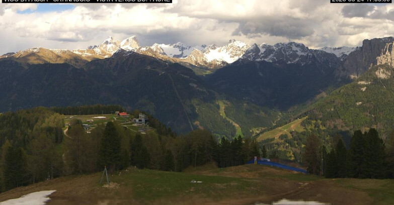 Webcam Виго-ди-Фасса-Пера-Чампедие  - Vigo di Fassa - Ciampedie e Pozza Buffaure