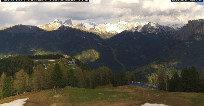 Webcam Виго-ди-Фасса-Пера-Чампедие  - Vigo di Fassa - Ciampedie e Pozza Buffaure