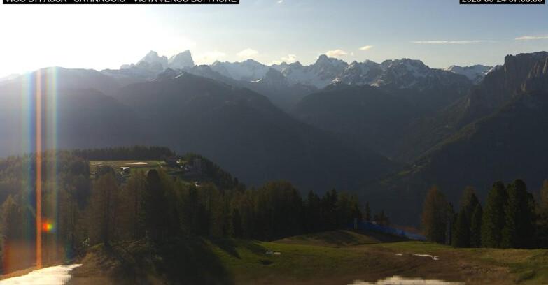 Webcam Vigo di Fassa-Pera-Ciampedìe - Vigo di Fassa - Ciampedie e Pozza Buffaure