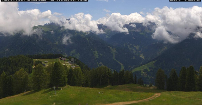 Webcam Vigo di Fassa-Pera-Ciampedìe - Vigo di Fassa - Ciampedie e Pozza Buffaure