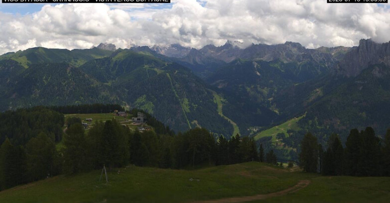 Webcam Vigo di Fassa-Pera-Ciampedìe - Vigo di Fassa - Ciampedie e Pozza Buffaure