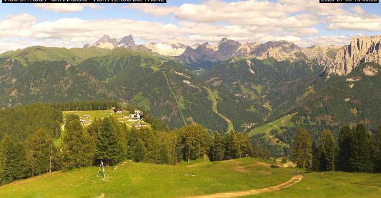 Webcam Vigo di Fassa-Pera-Ciampedie - Vigo di Fassa - Ciampedie e Pozza Buffaure