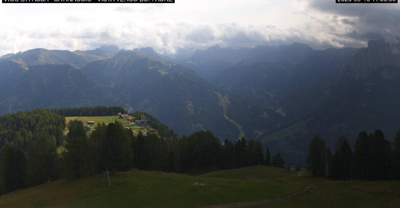 Webcam Vigo di Fassa-Pera-Ciampedie - Vigo di Fassa - Ciampedie e Pozza Buffaure
