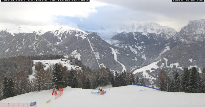 Webcam Vigo di Fassa-Pera-Ciampedìe - Vigo di Fassa - Ciampedie e Pozza Buffaure