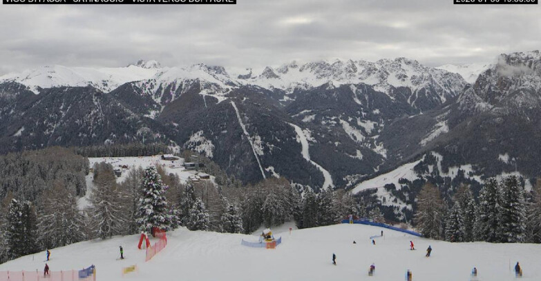 Webcam Vigo di Fassa-Pera-Ciampedie - Vigo di Fassa - Ciampedie e Pozza Buffaure