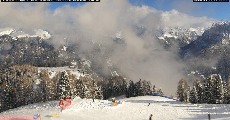 Webcam Vigo di Fassa-Pera-Ciampedie - Vigo di Fassa - Ciampedie e Pozza Buffaure