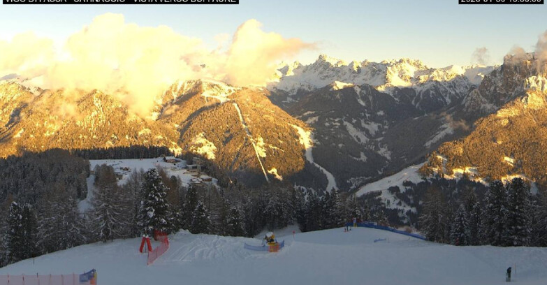 Webcam Vigo di Fassa-Pera-Ciampedie - Vigo di Fassa - Ciampedie e Pozza Buffaure