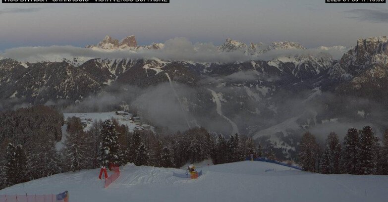 Webcam Vigo di Fassa-Pera-Ciampedie - Vigo di Fassa - Ciampedie e Pozza Buffaure