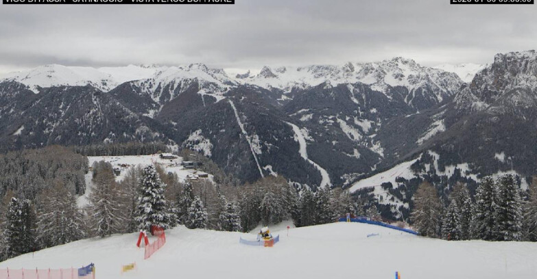 Webcam Vigo di Fassa-Pera-Ciampedie - Vigo di Fassa - Ciampedie e Pozza Buffaure