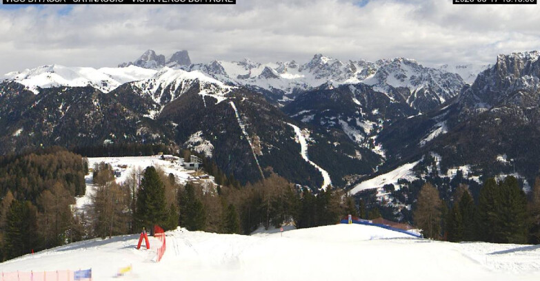 Webcam Vigo di Fassa-Pera-Ciampedie - Vigo di Fassa - Ciampedie e Pozza Buffaure