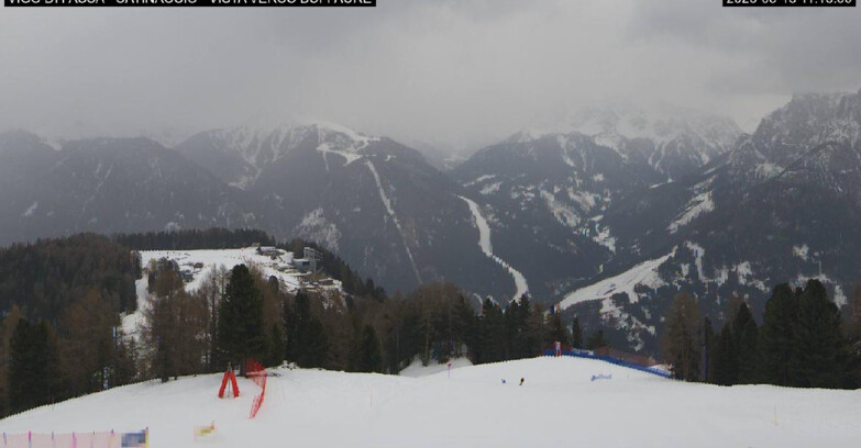 Webcam Vigo di Fassa-Pera-Ciampedie - Vigo di Fassa - Ciampedie e Pozza Buffaure