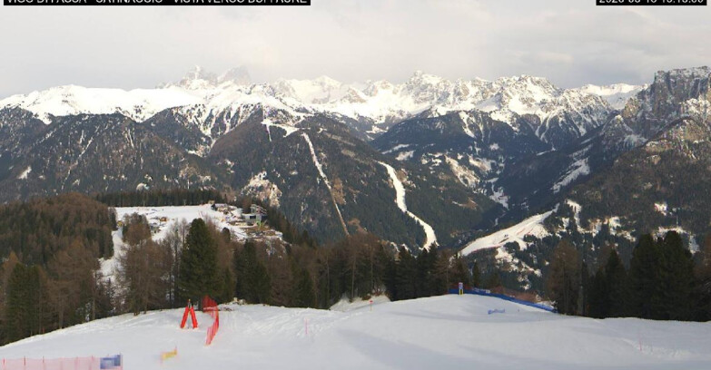 Webcam Vigo di Fassa-Pera-Ciampedie - Vigo di Fassa - Ciampedie e Pozza Buffaure