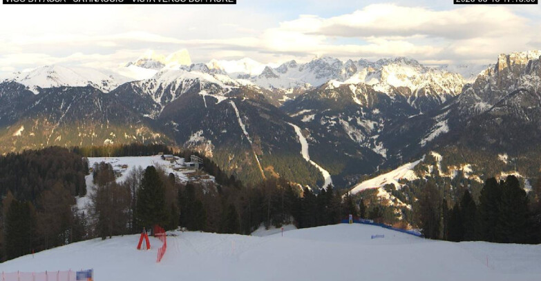 Webcam Vigo di Fassa-Pera-Ciampedie - Vigo di Fassa - Ciampedie e Pozza Buffaure